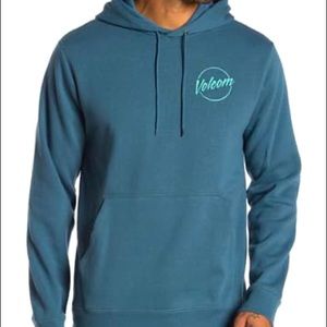NWT Volcom Mens Round One Pullover Hoodie, Large